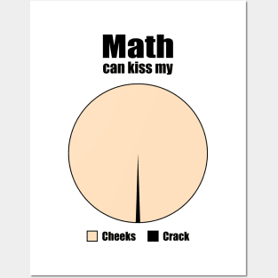 Math Can Kiss My Pie Chart Posters and Art